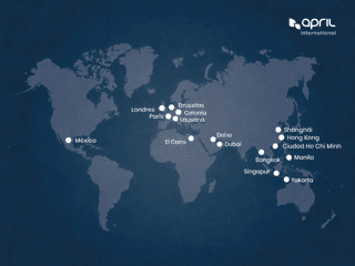 Países en los que opera APRIL International