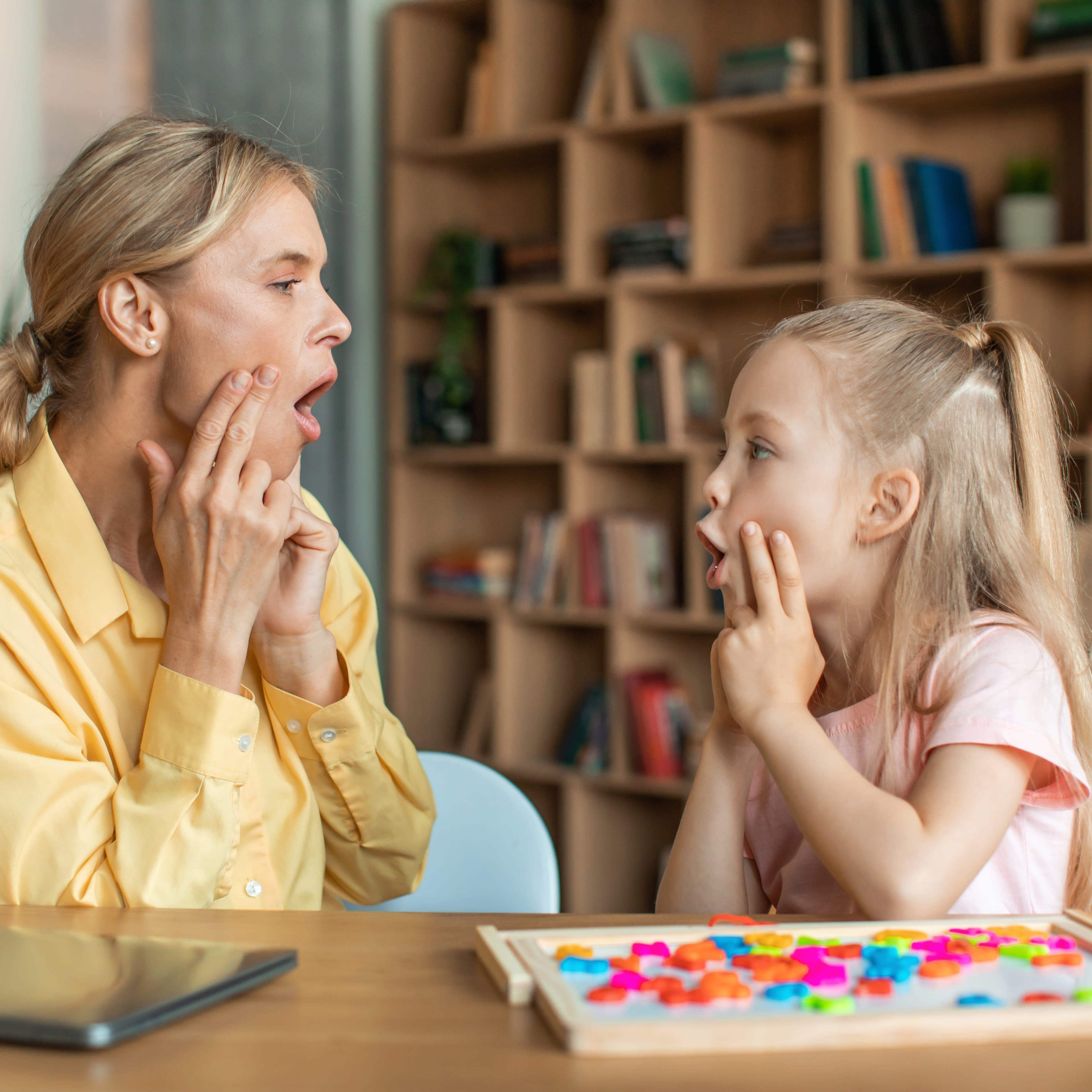 Consultation chez l'orthophoniste