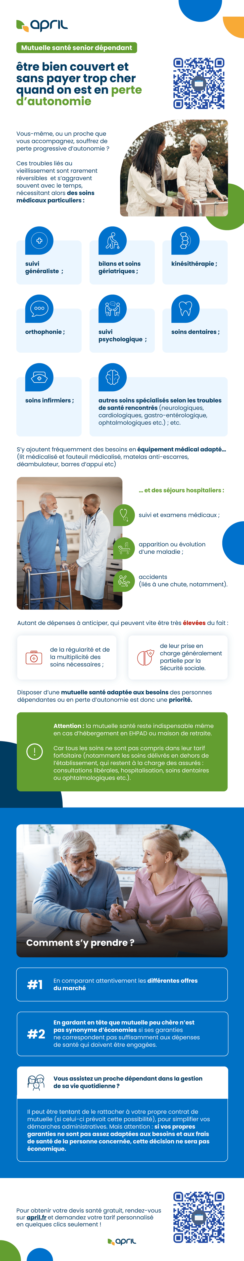 Mutuelle senior / retraité en perte d'autonomie