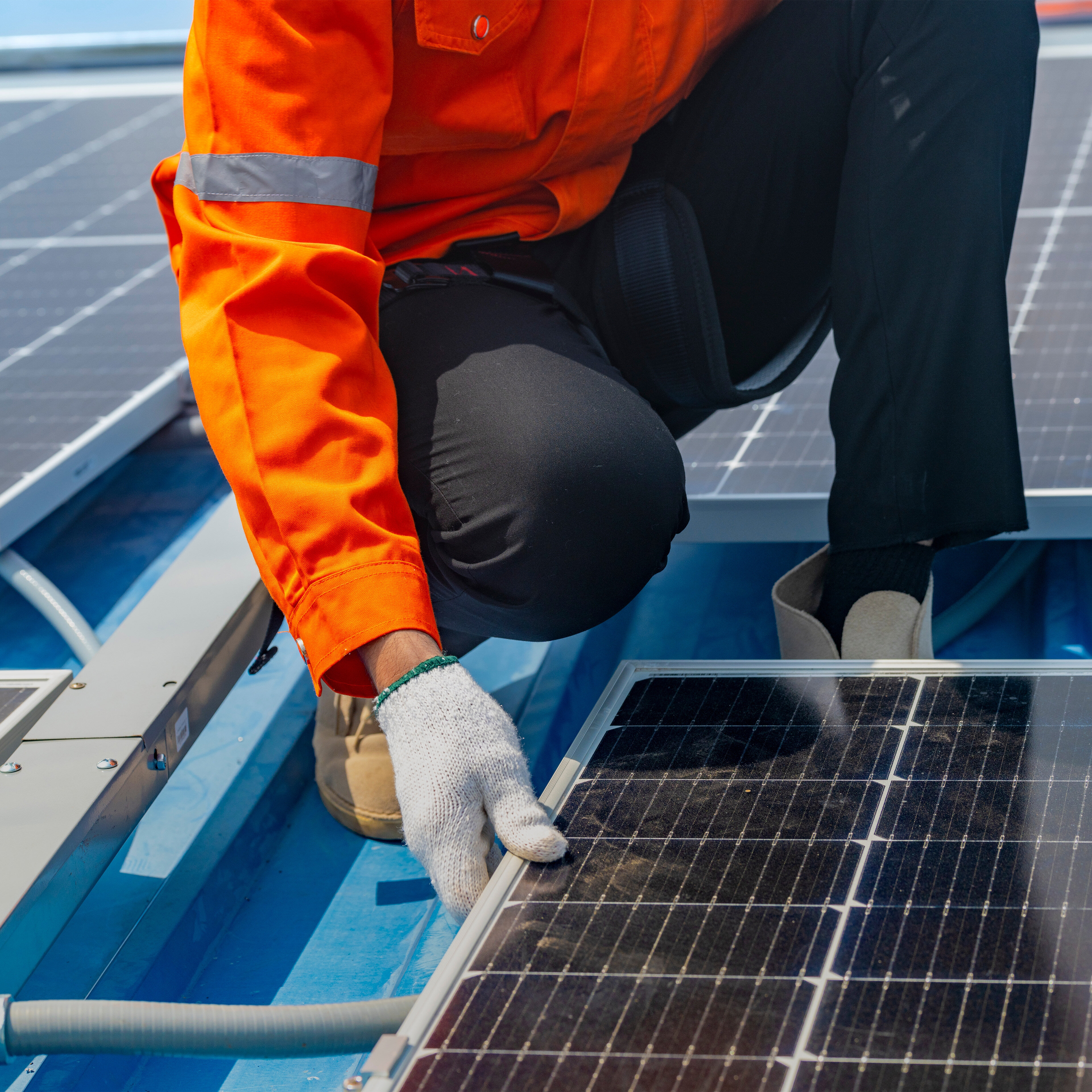 installation panneau photovoltaïque